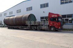 今日发货：大型煤泥烘干机发往陕西